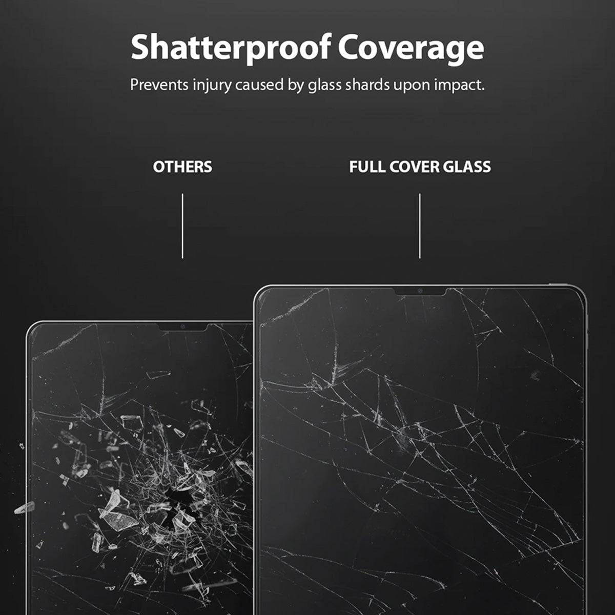 Ringke Tempered Glass for iPad Pro 12.9″ (2018-2021) - XtraSure | Apple Authorized Reseller in Myanmar