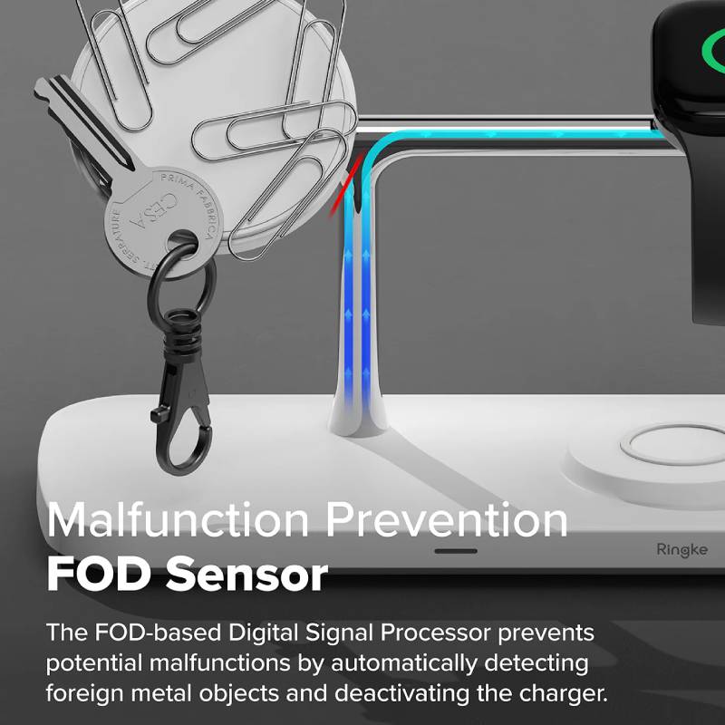 Ringke Qi2 3-in-1 Magnetic Wireless Charging Stand - XtraSure | Apple Authorized Reseller in Myanmar