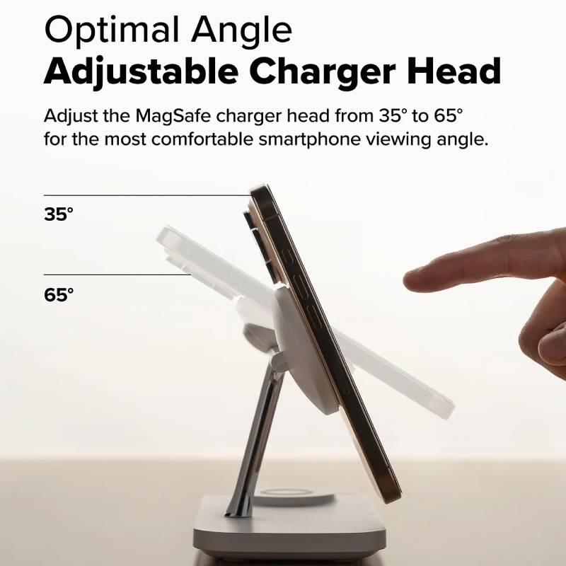 Ringke Qi2 3-in-1 Magnetic Wireless Charging Stand - XtraSure | Apple Authorized Reseller in Myanmar