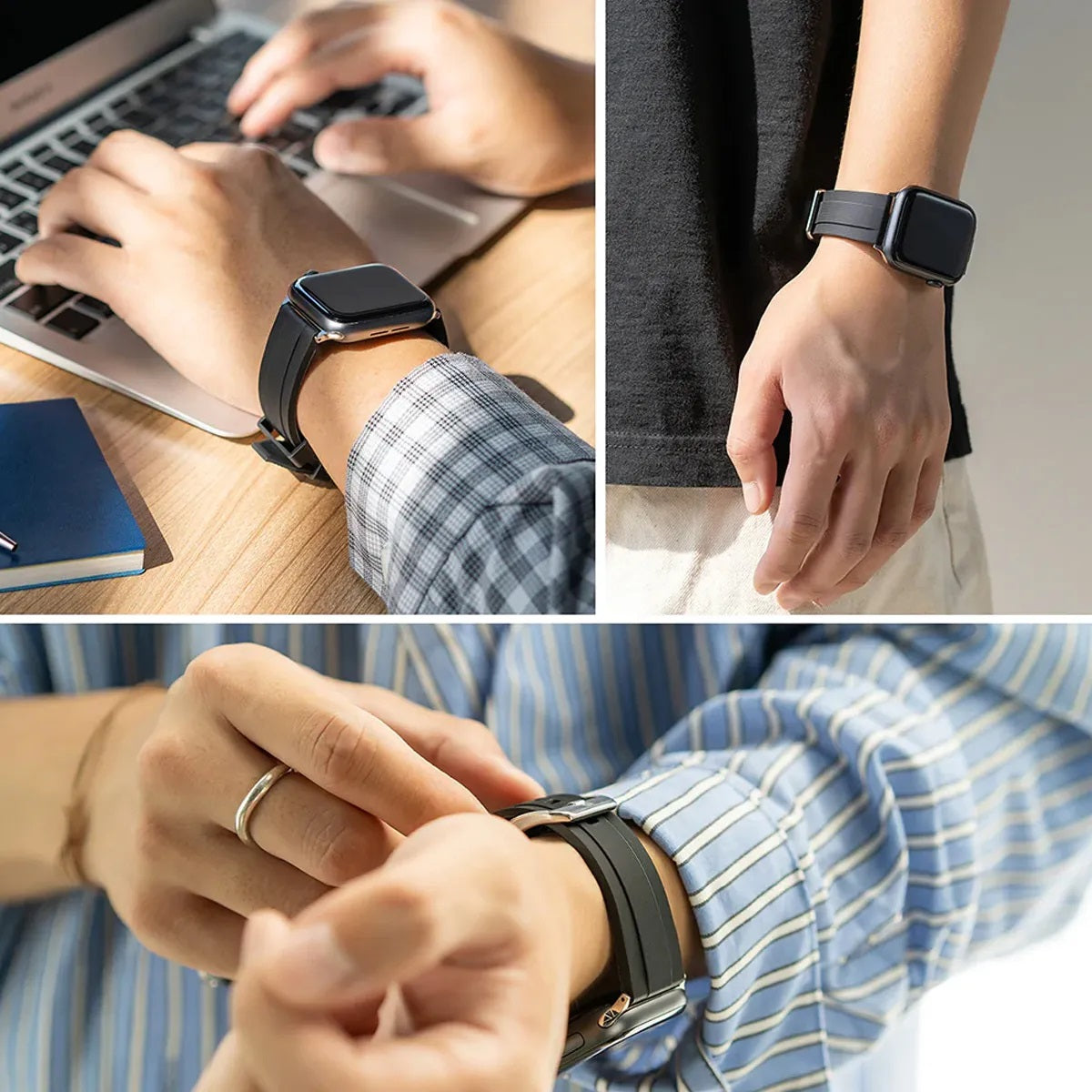 Ringke Rubber One Apple Watch Band for 38/40/41mm - XtraSure | Apple Authorized Reseller in Myanmar