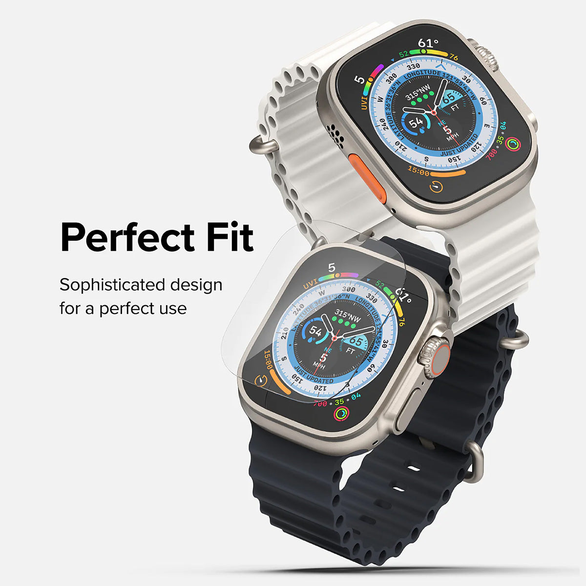 Ringke Screen Protector for Apple Watch 49mm (Clear)