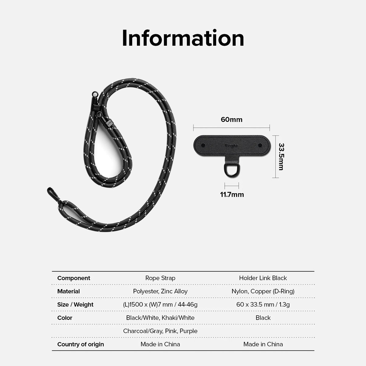 Ringke Shoulder Holder Link Strap - XtraSure | Apple Authorized Reseller in Myanmar