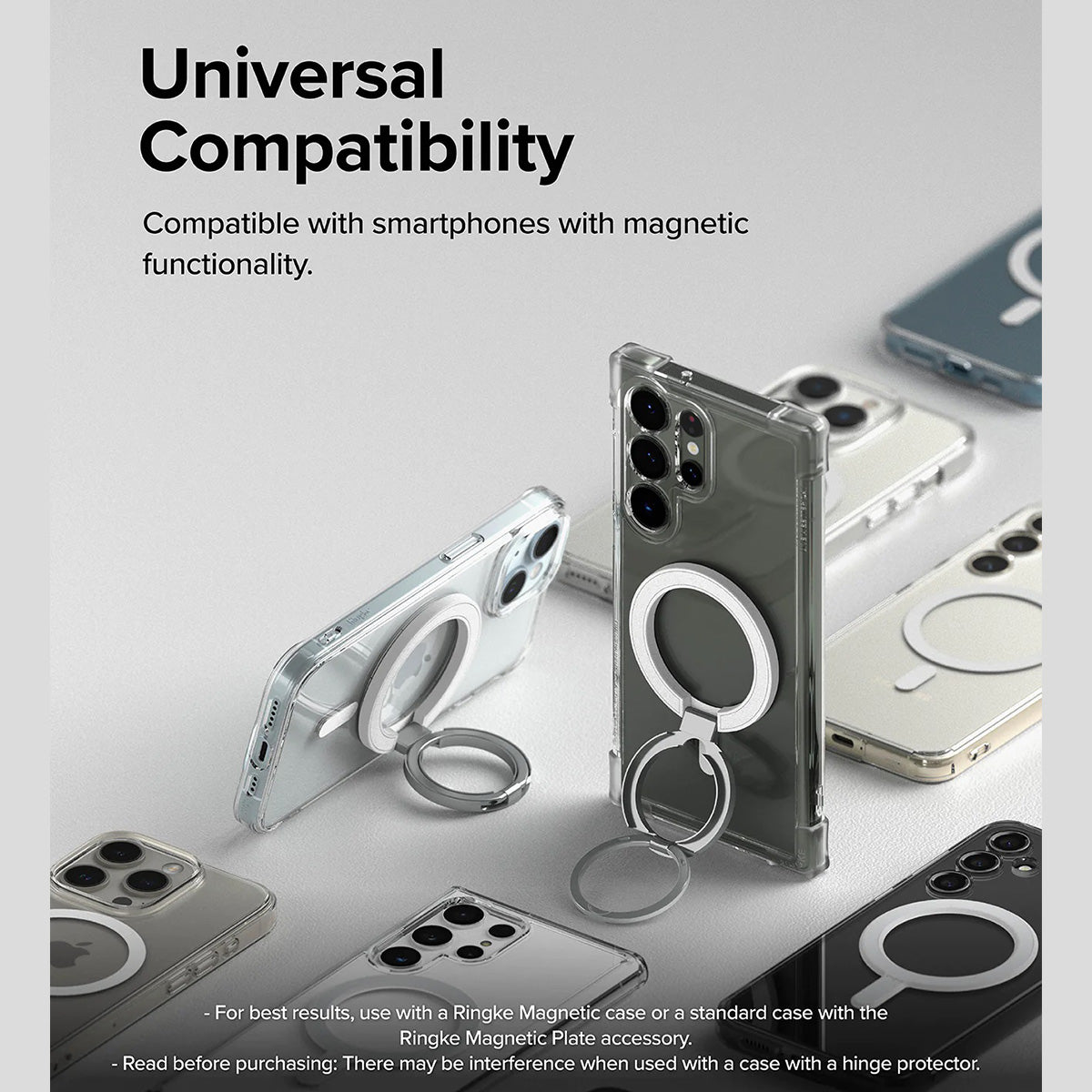 Ringke Smart Ring Magnetic (White) - XtraSure | Apple Authorized Reseller in Myanmar