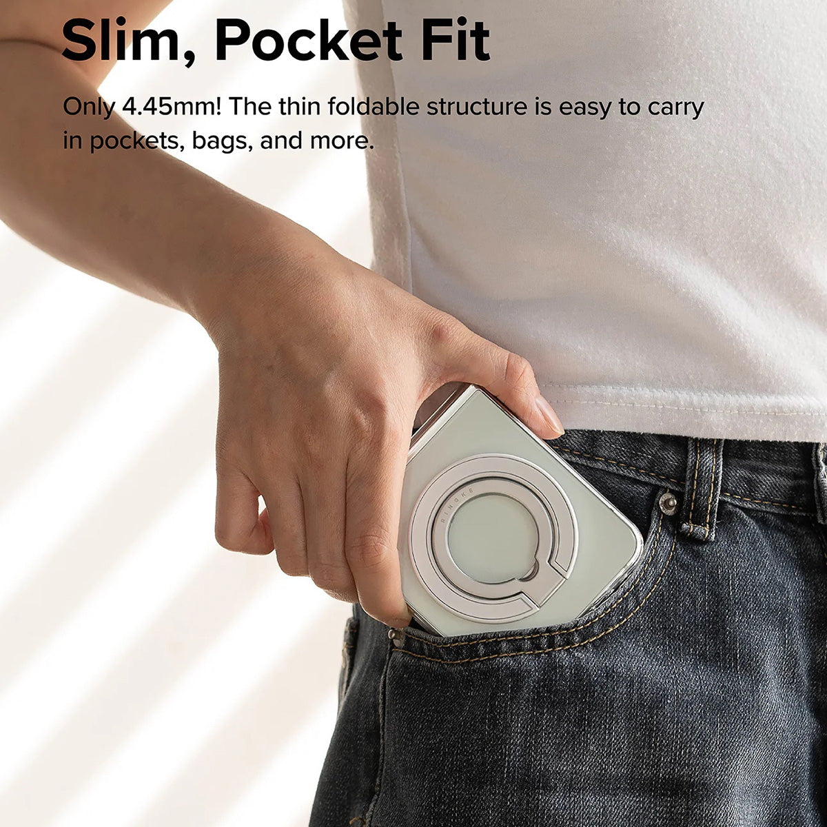 Ringke Smart Ring Magnetic (White) - XtraSure | Apple Authorized Reseller in Myanmar