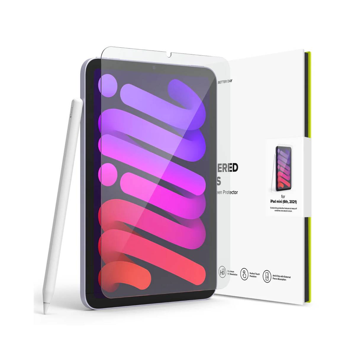 Ringke Tempered Glass for iPad Mini A17 Pro/6th - XtraSure | Apple Authorized Reseller in Myanmar