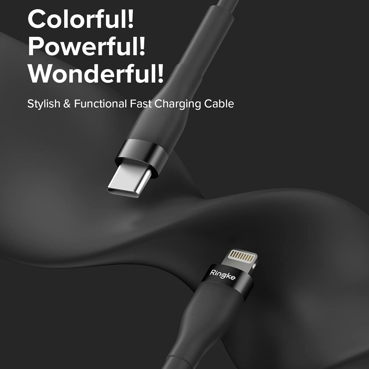 Ringke USB-C to Lighting Pastel Charging Cable (1.2m) - XtraSure | Apple Authorized Reseller in Myanmar