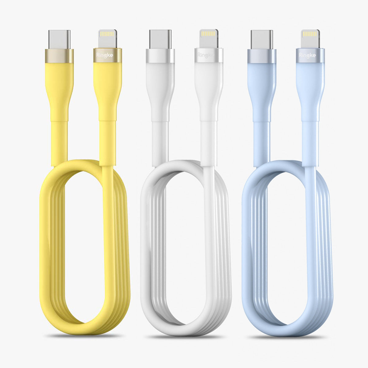 Ringke USB-C to Lighting Pastel Charging Cable (2m) - XtraSure | Apple Authorized Reseller in Myanmar