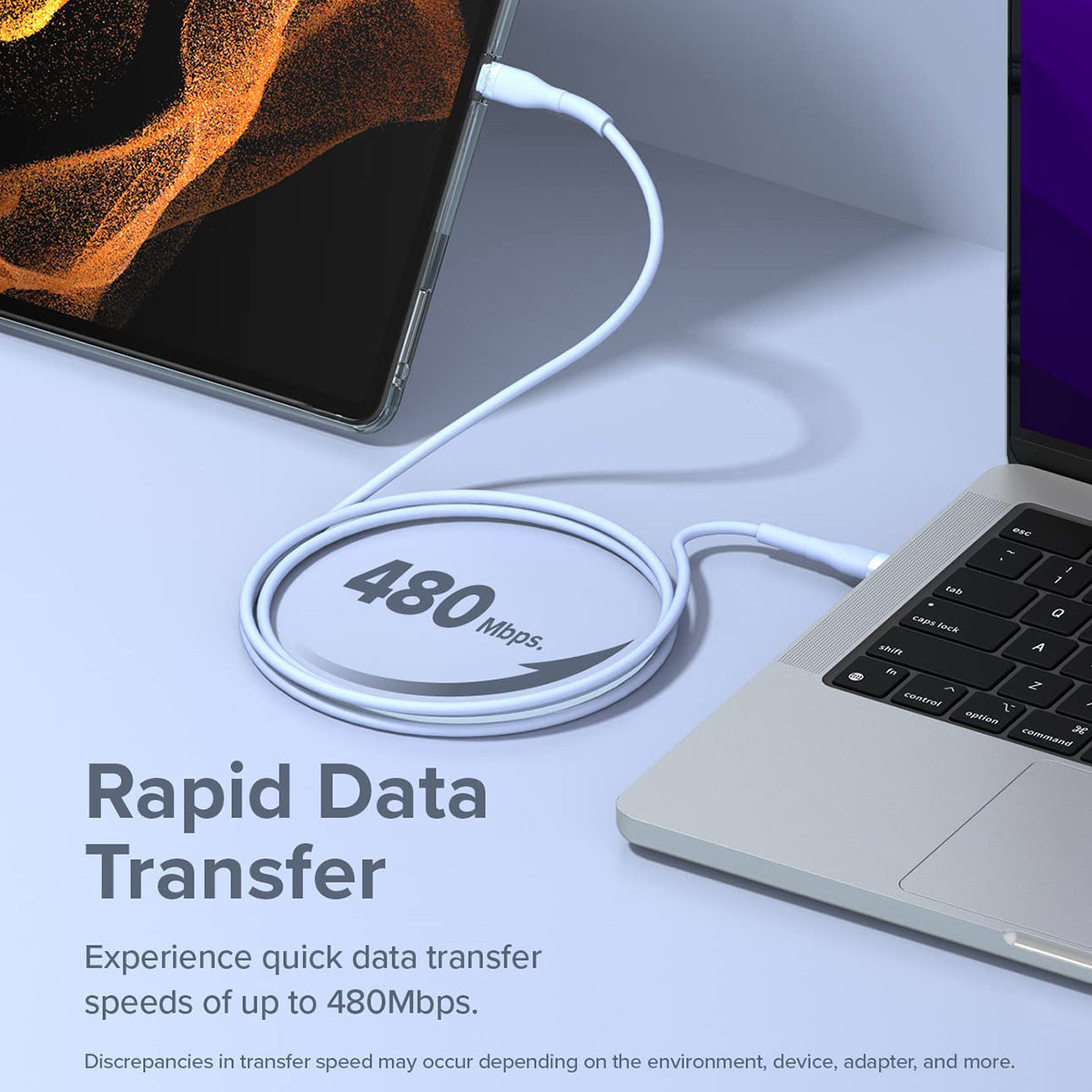 Ringke USB-C to Lighting Pastel Charging Cable (2m) - XtraSure | Apple Authorized Reseller in Myanmar