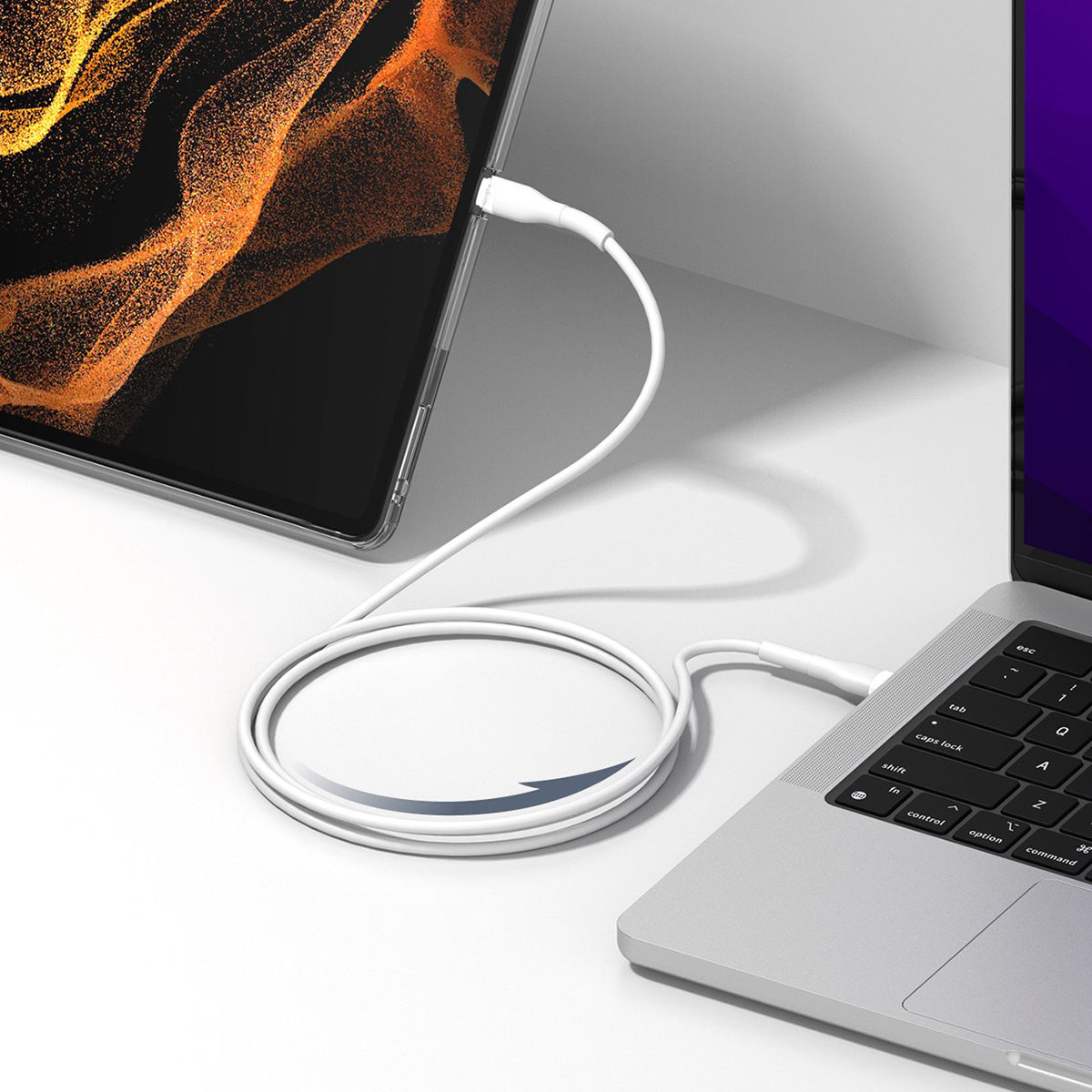 Ringke USB-C to Lighting Pastel Charging Cable (2m) - XtraSure | Apple Authorized Reseller in Myanmar