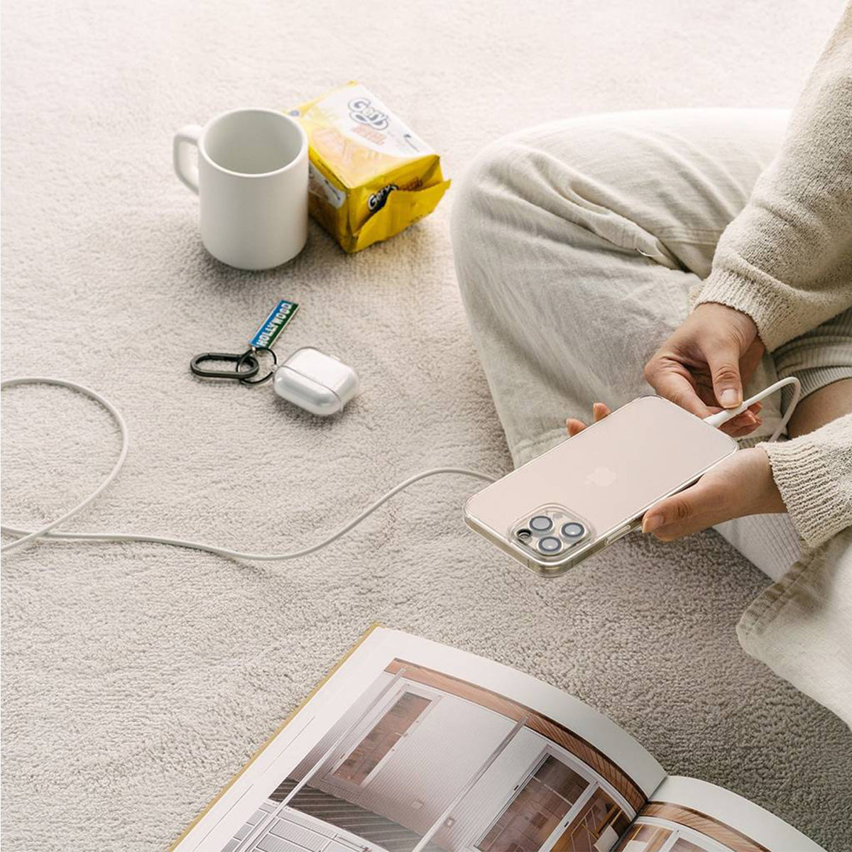 Ringke USB-C to Lighting Pastel Charging Cable (2m) - XtraSure | Apple Authorized Reseller in Myanmar