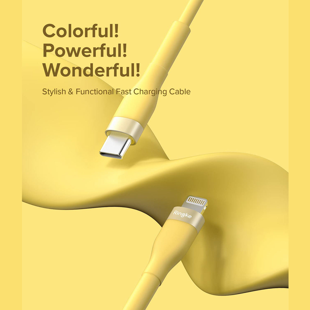 Ringke USB-C to Lighting Pastel Charging Cable (2m) - XtraSure | Apple Authorized Reseller in Myanmar