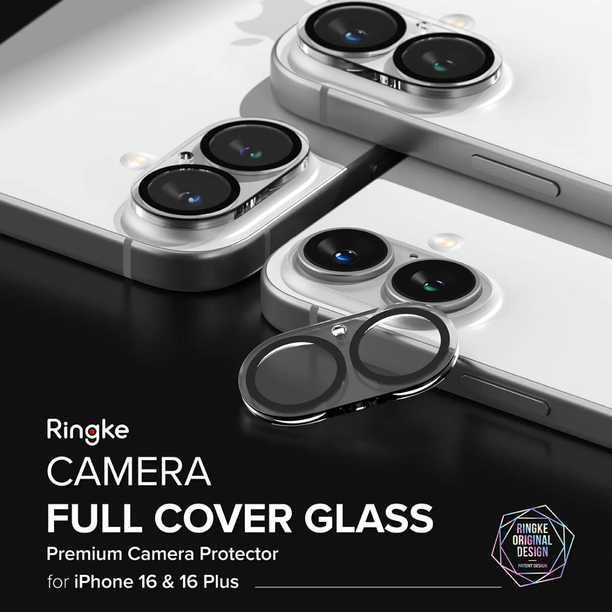 Ringke Camera Protector Glass for iPhone 16 Series - XtraSure | Apple Authorized Reseller in Myanmar
