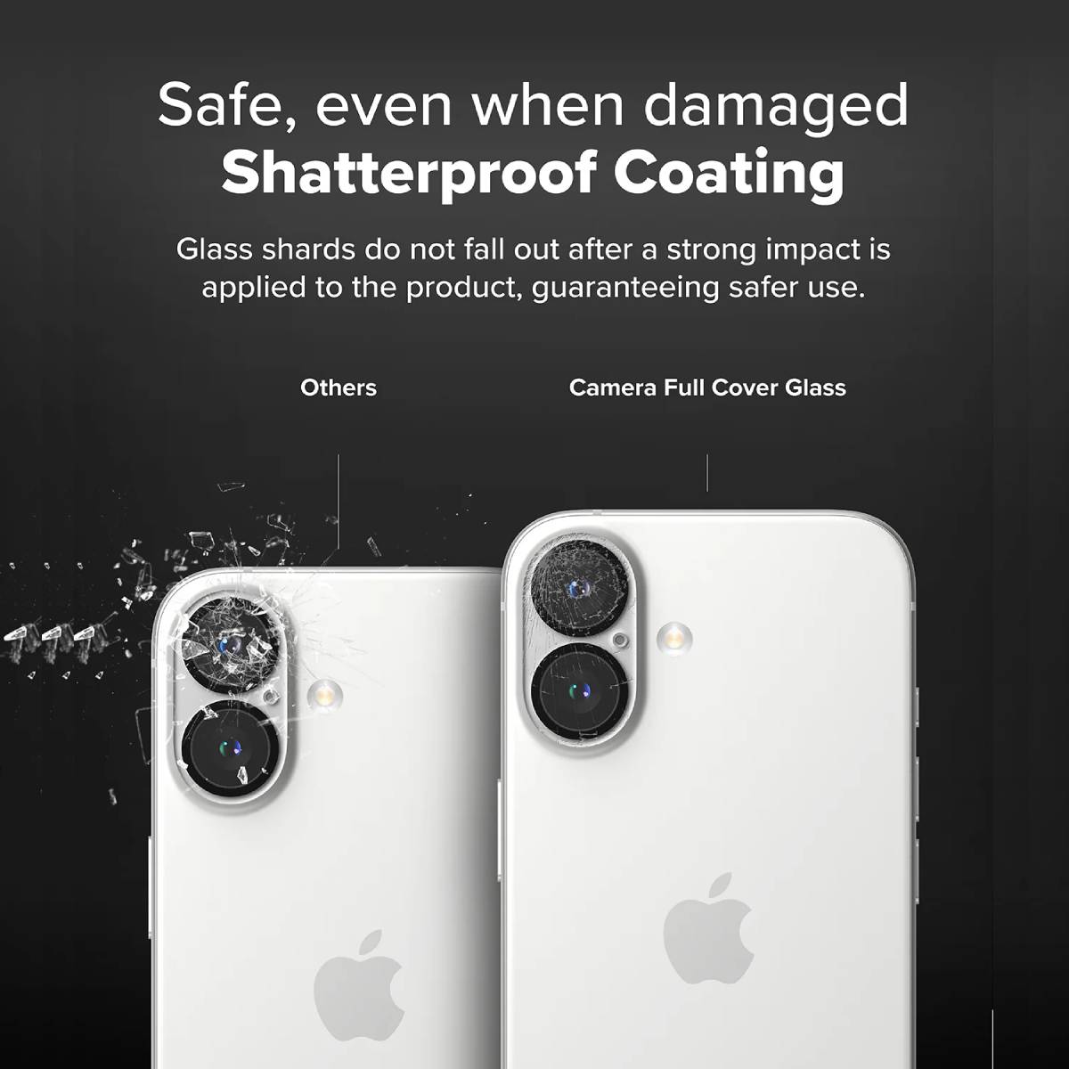 Ringke Camera Protector Glass for iPhone 16 Series - XtraSure | Apple Authorized Reseller in Myanmar