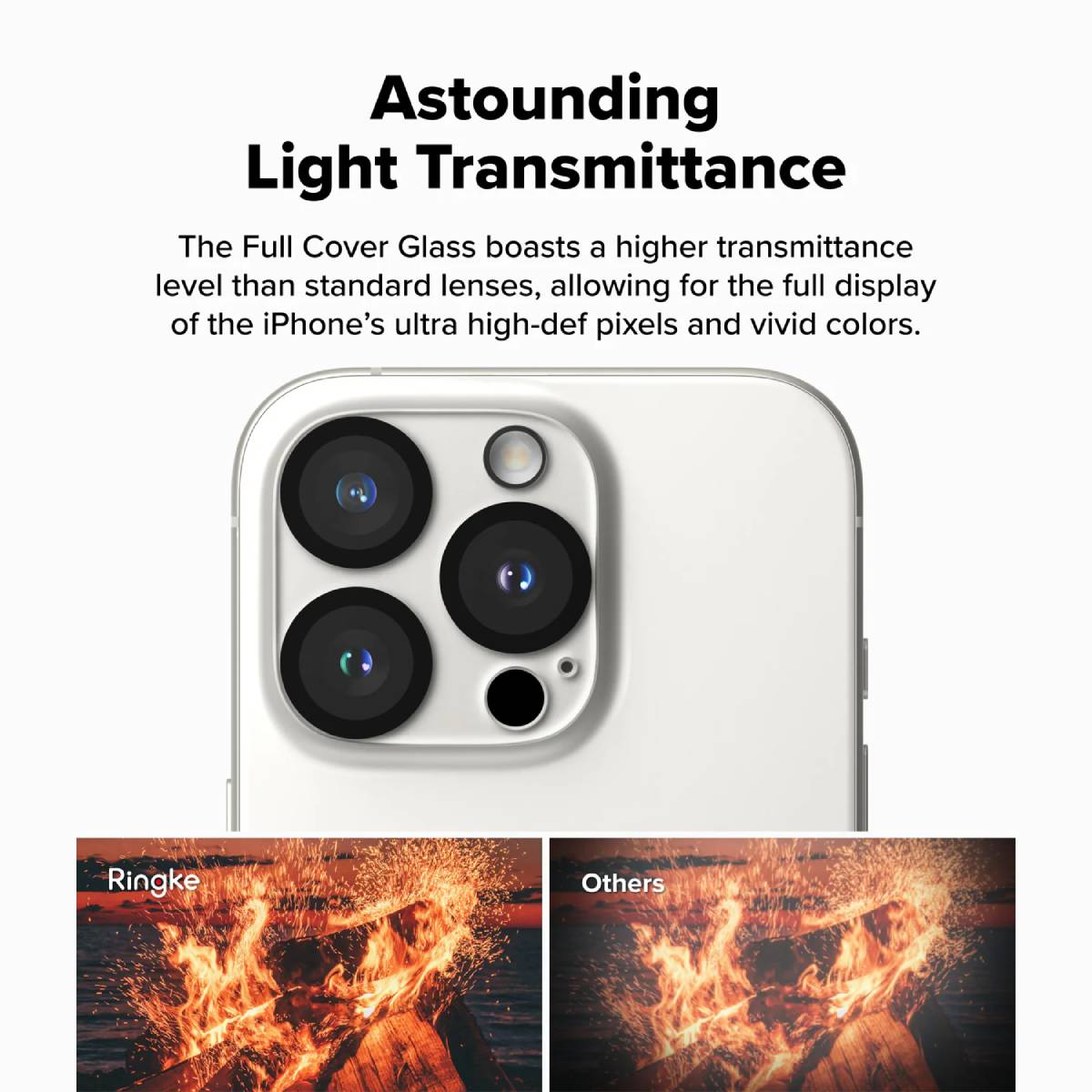 Ringke Camera Protector Glass for iPhone 16 Series - XtraSure | Apple Authorized Reseller in Myanmar