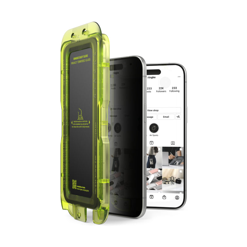Ringke Easy Slide Privacy Tempered Glass for iPhone 17 Series