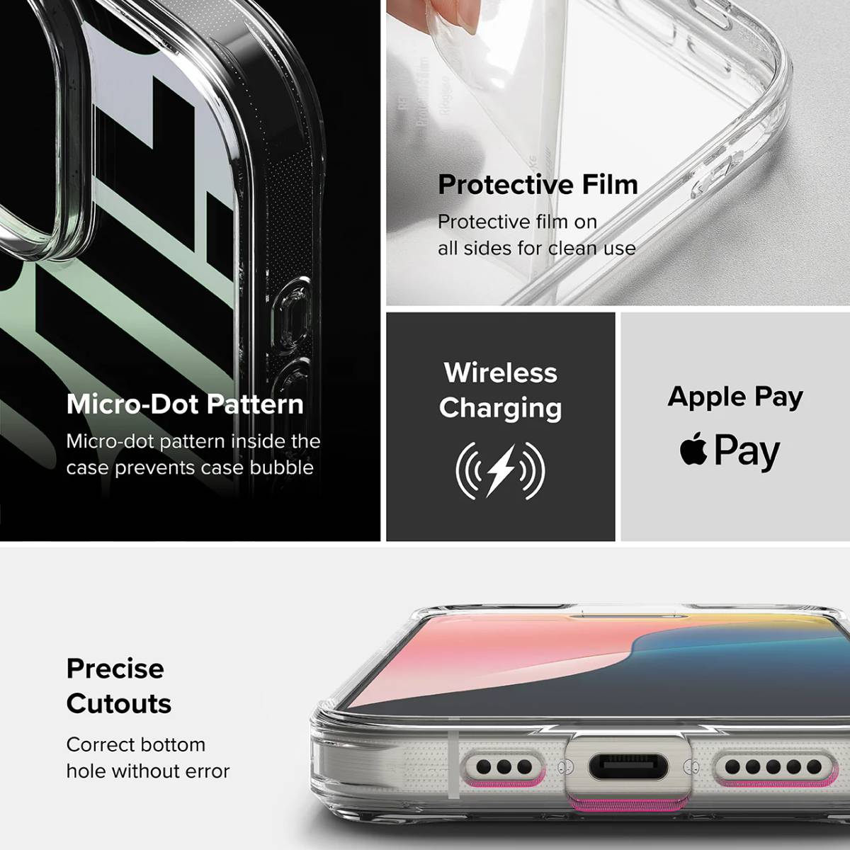 Ringke Fusion Design Case for iPhone 16 Series - XtraSure | Apple Authorized Reseller in Myanmar