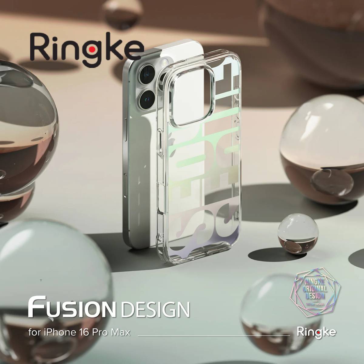 Ringke Fusion Design Case for iPhone 16 Series - XtraSure | Apple Authorized Reseller in Myanmar