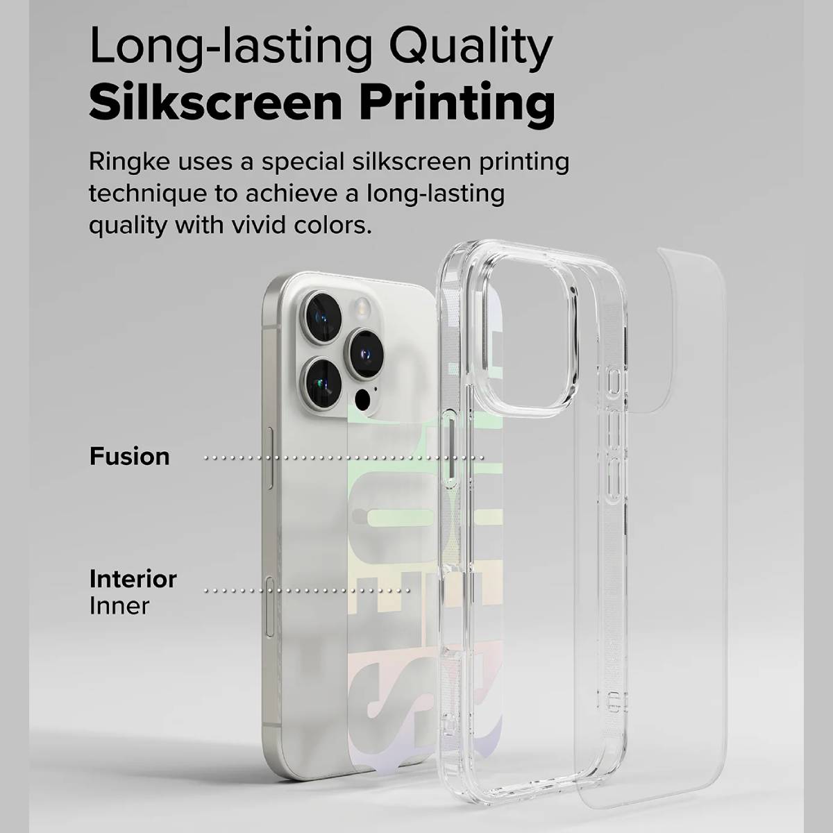 Ringke Fusion Design Case for iPhone 16 Series - XtraSure | Apple Authorized Reseller in Myanmar