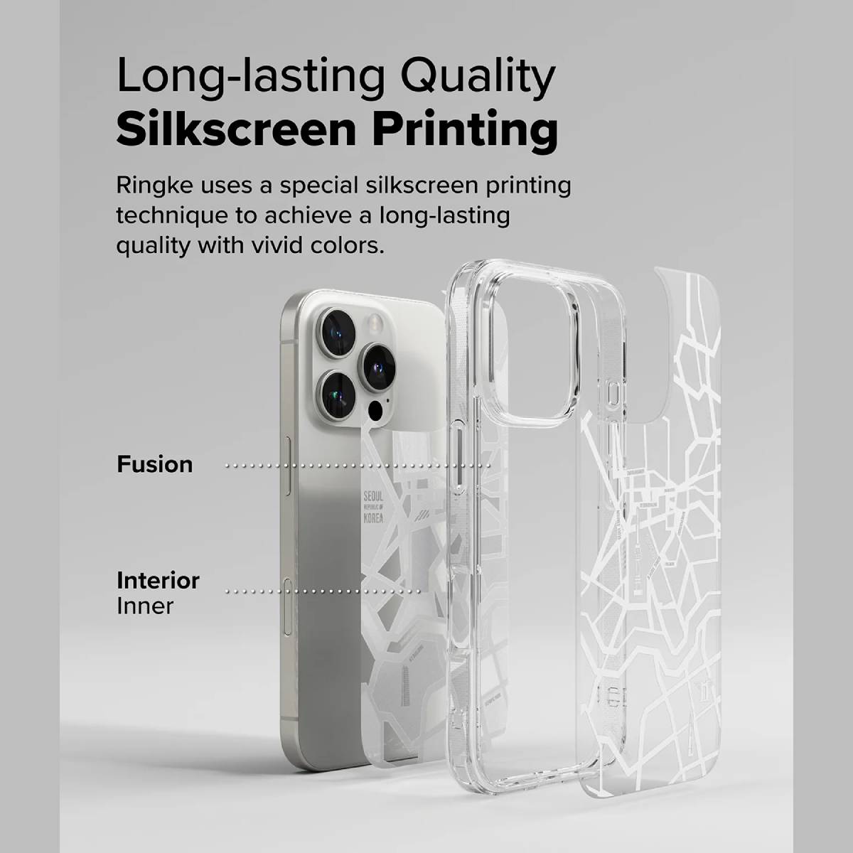 Ringke Fusion Design Case for iPhone 16 Series - XtraSure | Apple Authorized Reseller in Myanmar