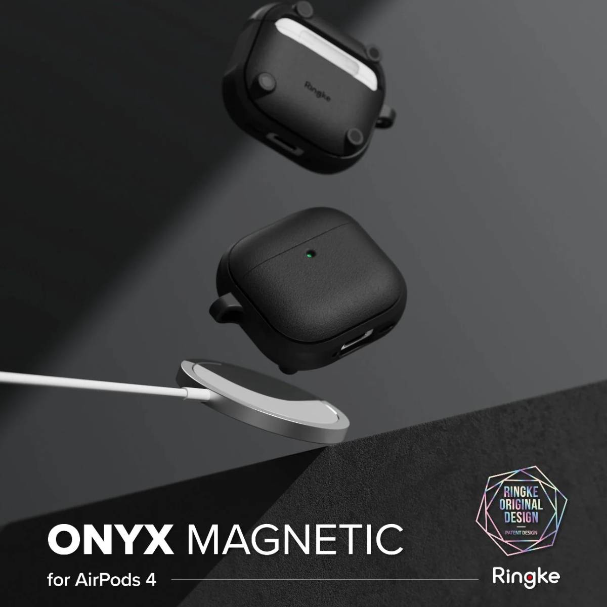 Ringke Onyx Magnetic Case for Airpods 4 - XtraSure | Apple Authorized Reseller in Myanmar