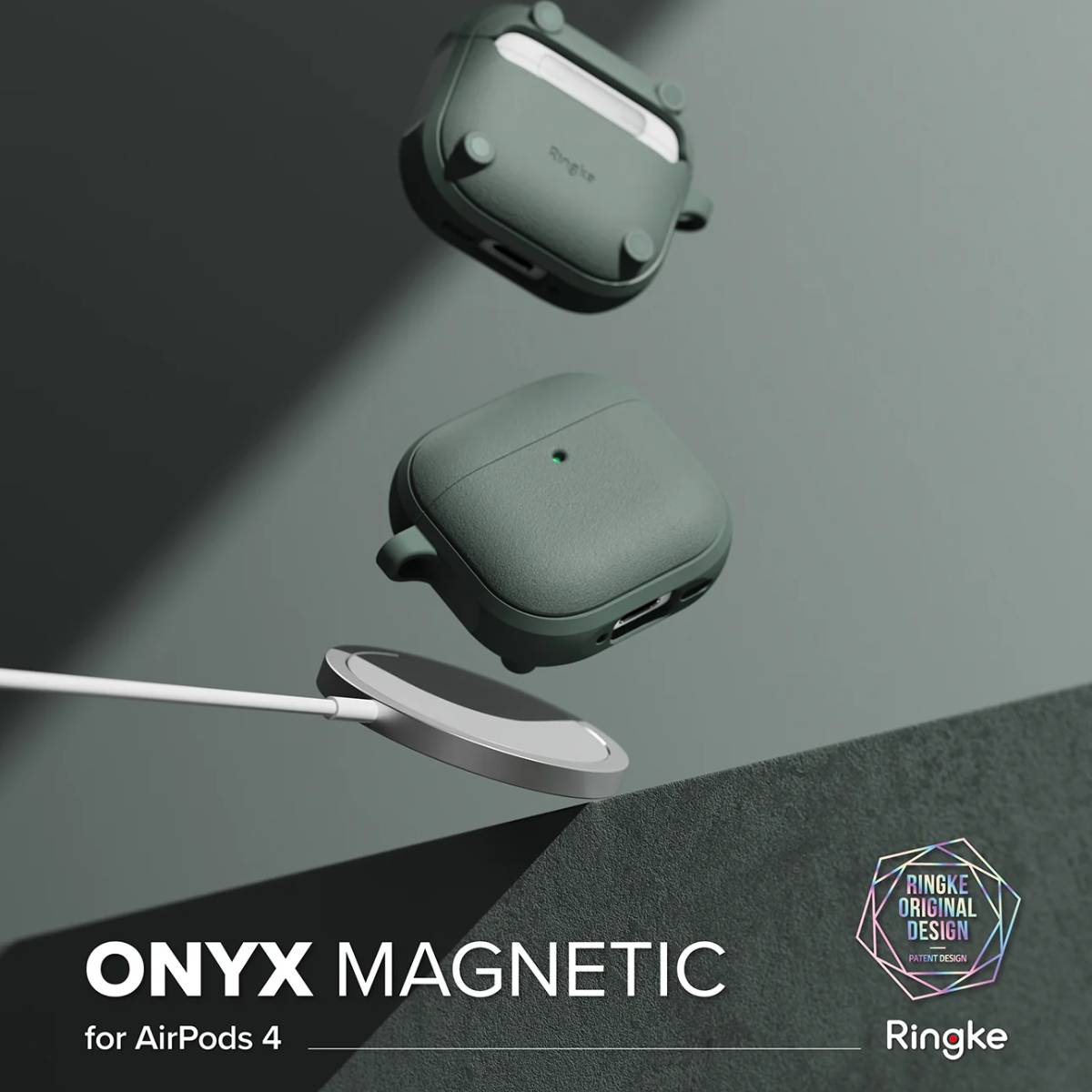 Ringke Onyx Magnetic Case for Airpods 4 - XtraSure | Apple Authorized Reseller in Myanmar