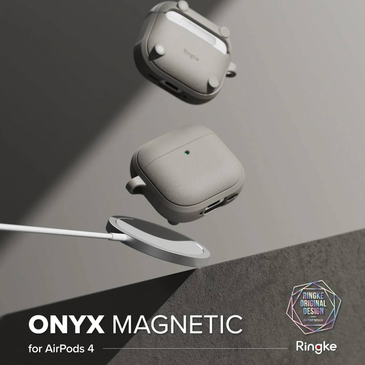 Ringke Onyx Magnetic Case for Airpods 4 - XtraSure | Apple Authorized Reseller in Myanmar