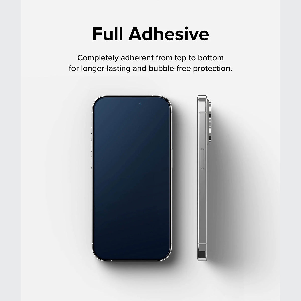 Ringke iD Full Glass Screen Protector for iPhone 15 Series - XtraSure | Apple Authorized Reseller in Myanmar