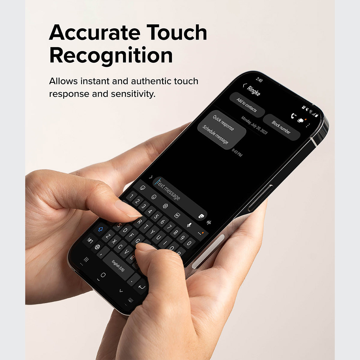 Ringke iD Full Glass Screen Protector for iPhone 15 Series - XtraSure | Apple Authorized Reseller in Myanmar