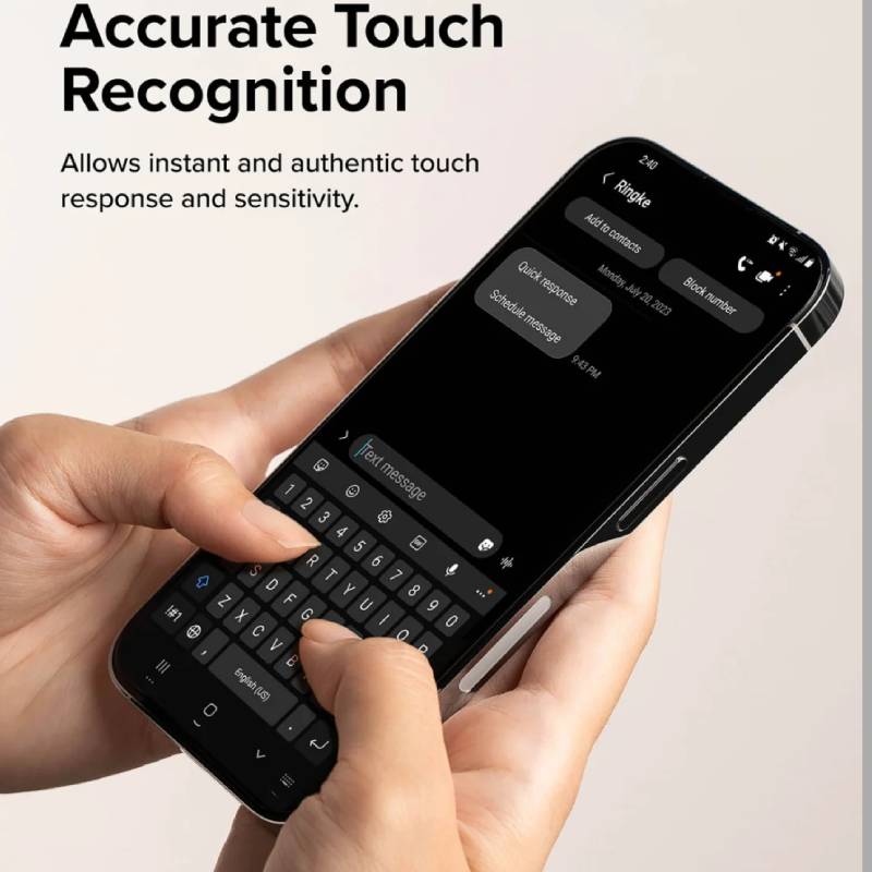 Ringke iD Full Glass Screen Protector for iPhone 16 Series - XtraSure | Apple Authorized Reseller in Myanmar