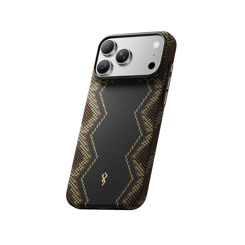 Raptic Aramid Fiber Skin-Origin Magsafe Case for iPhone 18 Series