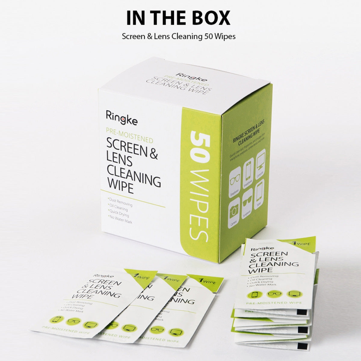 Ringke Screen & Lens Cleaning Wipe (50pcs)