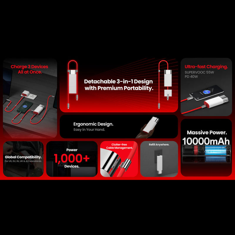 Sharge Pouch Power Bank 10k (P065A/B)