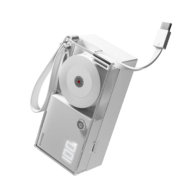 Sharge Retractable 3 in 1 Power Bank (10000 mAh)