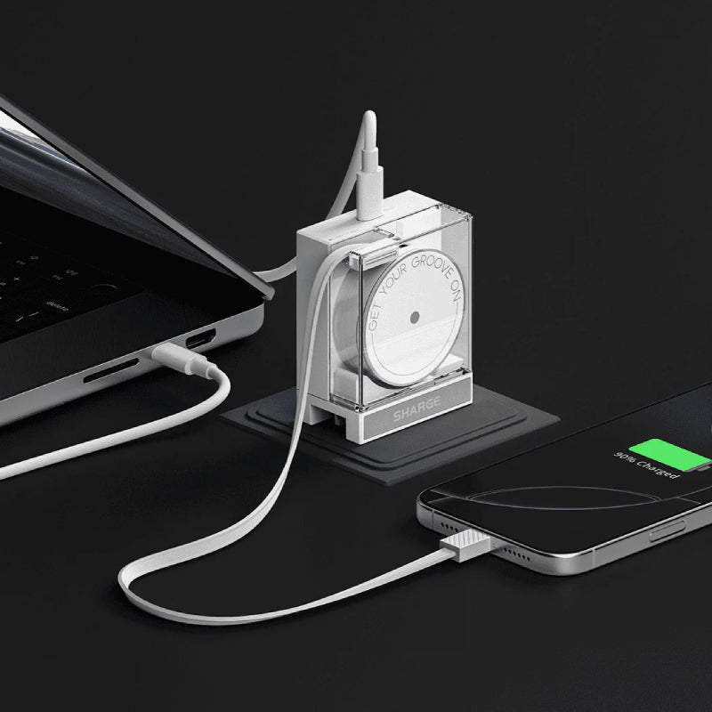 Sharge Retractable 65W Wall Charger (S4E)