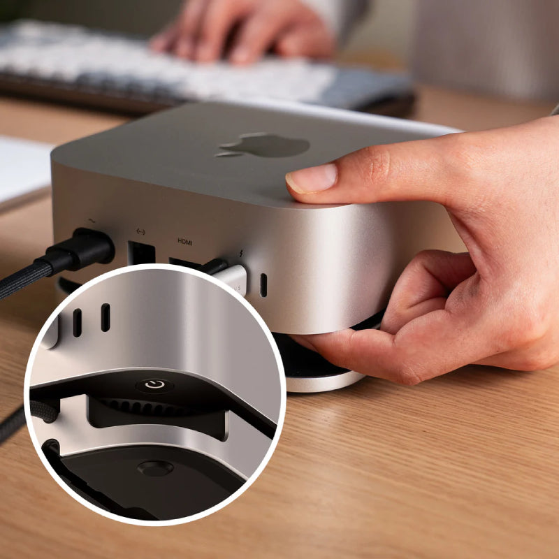 Satechi Mac Mini M6/M5 Pro/M4 Stand & Hub with SSD Enclosure
