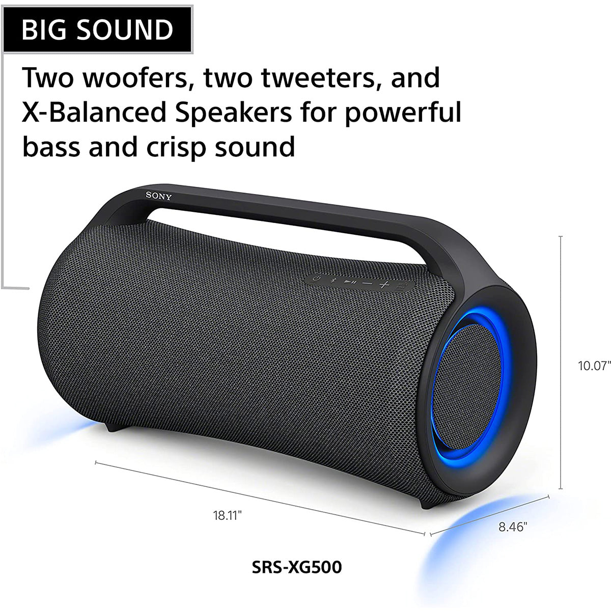Sony XG500 Portable Bluetooth Wireless Speaker