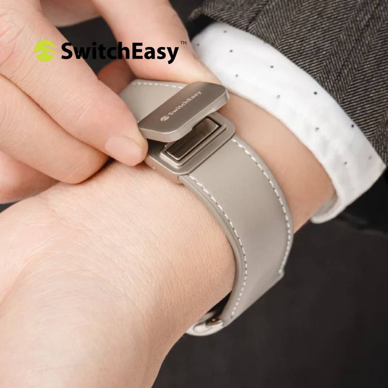 SwitchEasy Classic Genuine Leather Apple Watch Band (44/45/46/49mm) - XtraSure | Apple Authorized Reseller in Myanmar