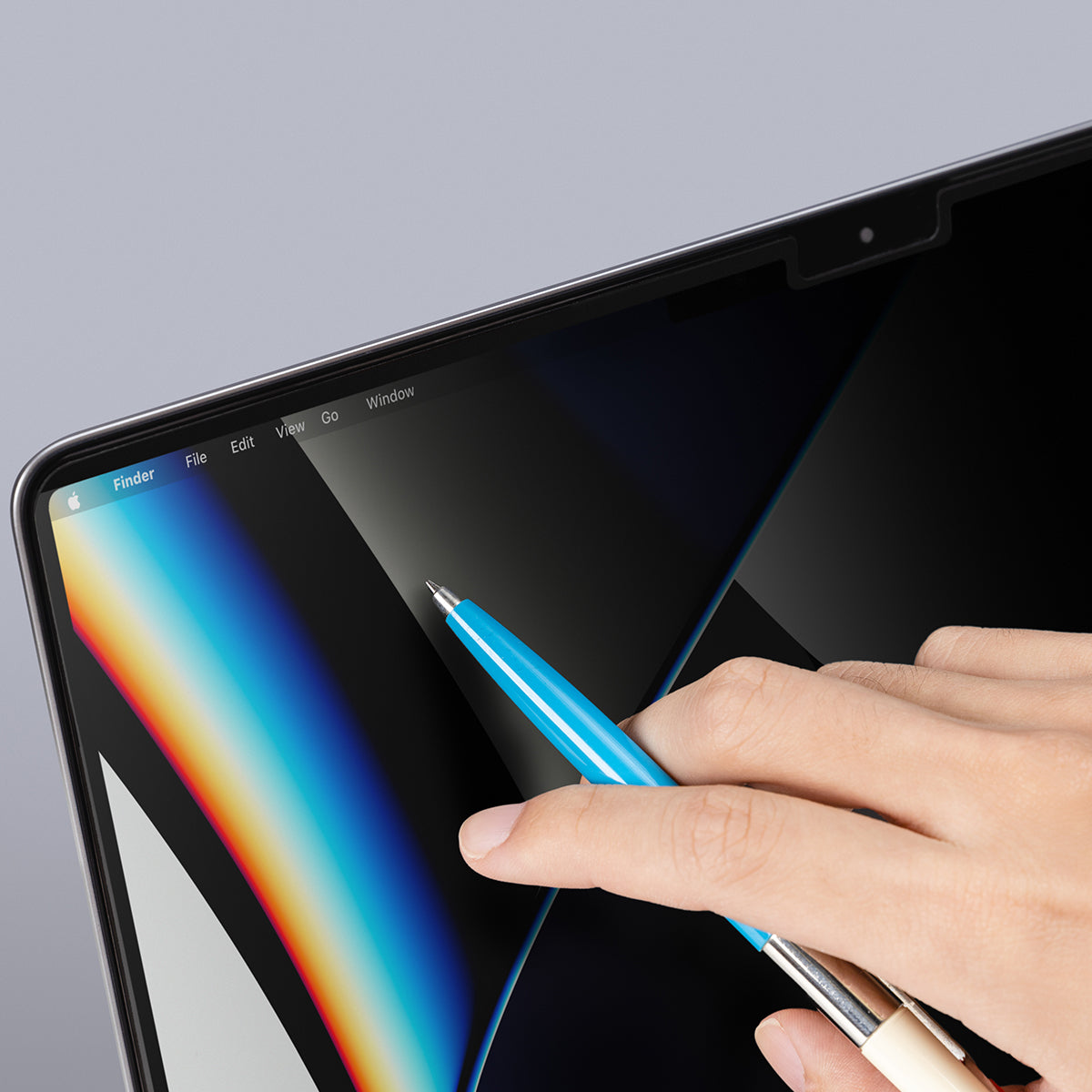 SwitchEasy EasyProtector Magnetic Privacy Screen Protector for MacBook Air 13.6″ - XtraSure | Apple Authorized Reseller in Myanmar