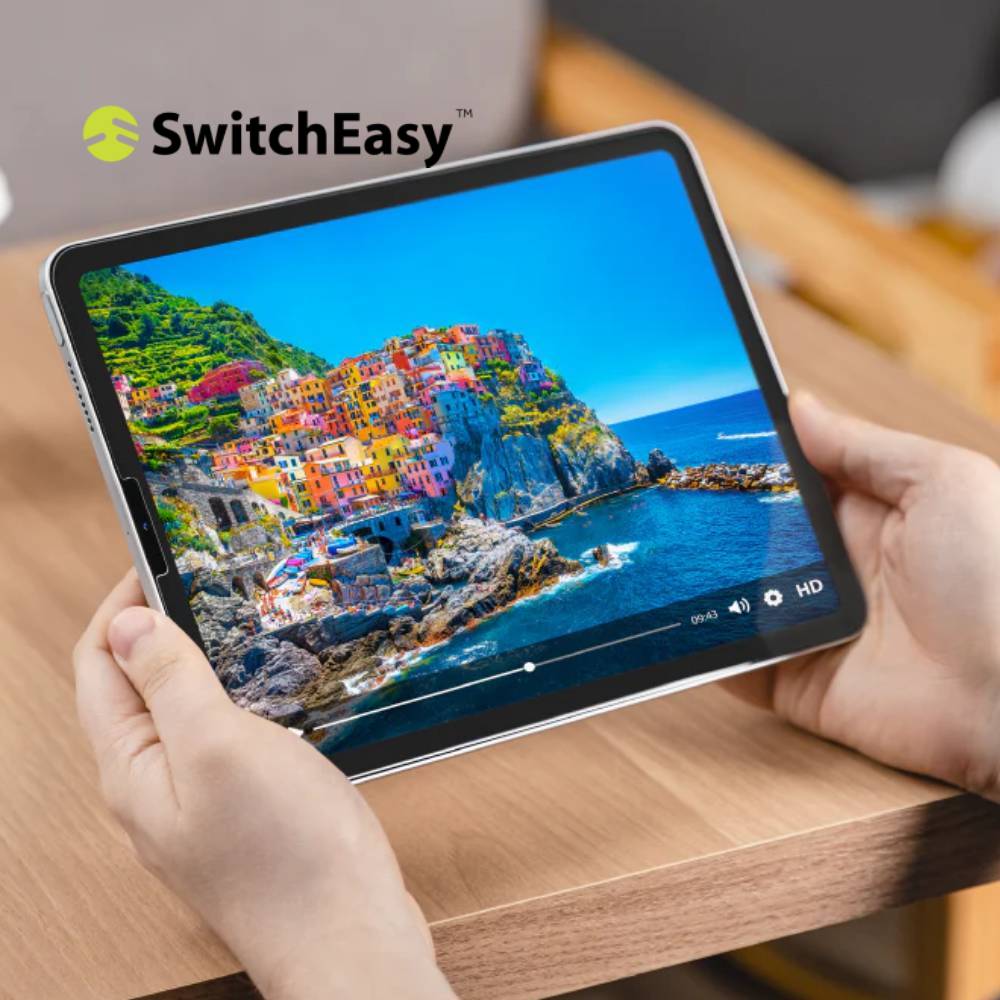 SwitchEasy Glass Defender Anti-Blue Light Screen Protector for M4 iPad Pro 13"/11" (2024) - XtraSure | Apple Authorized Reseller in Myanmar
