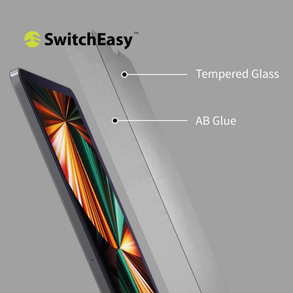 SwitchEasy Glass Defender Anti-Blue Light Screen Protector for M4 iPad Pro 13"/11" (2024) - XtraSure | Apple Authorized Reseller in Myanmar