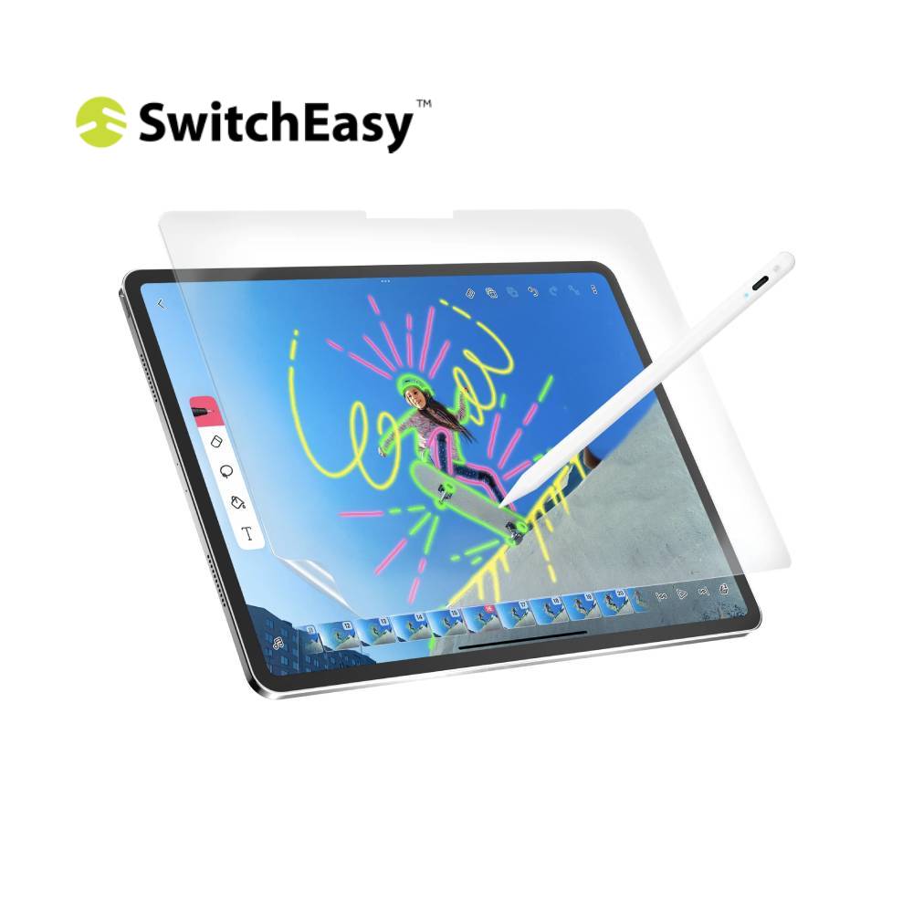 SwitchEasy Glass Defender Anti-Blue Light Screen Protector for M4 iPad Pro 13"/11" (2024) - XtraSure | Apple Authorized Reseller in Myanmar