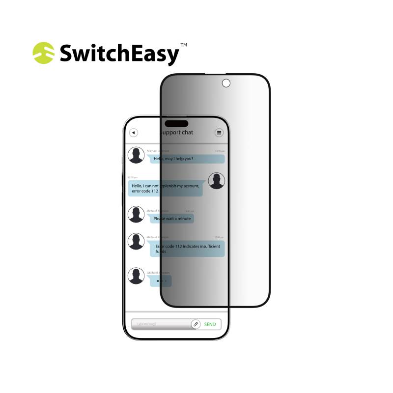 SwitchEasy Glass Privacy Screen Protector for iPhone 16 Series - XtraSure | Apple Authorized Reseller in Myanmar