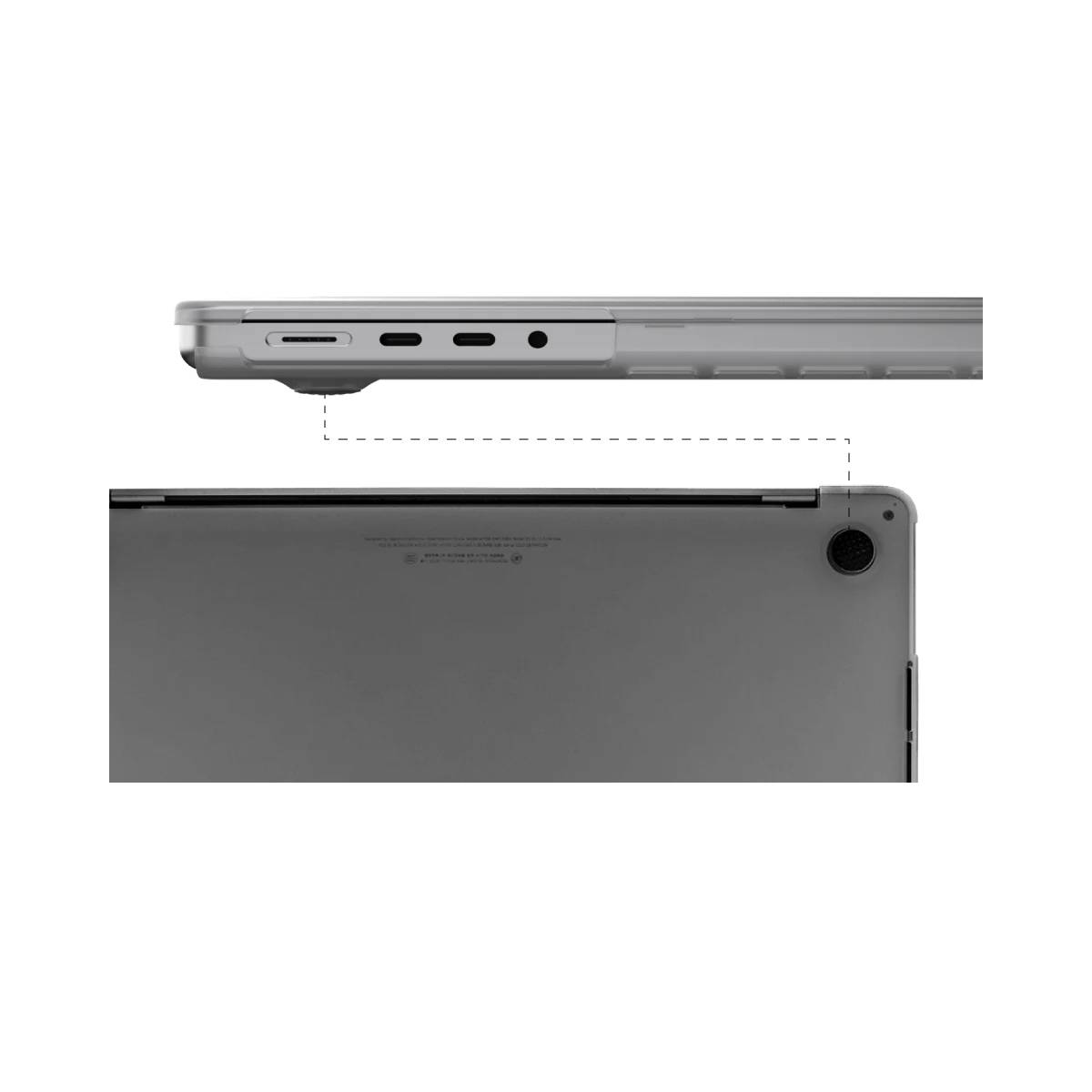 SwitchEasy NUDE MacBook Protective Case for MB Air 13" (2025-2022 M4/M3/M2) - XtraSure | Apple Authorized Reseller in Myanmar