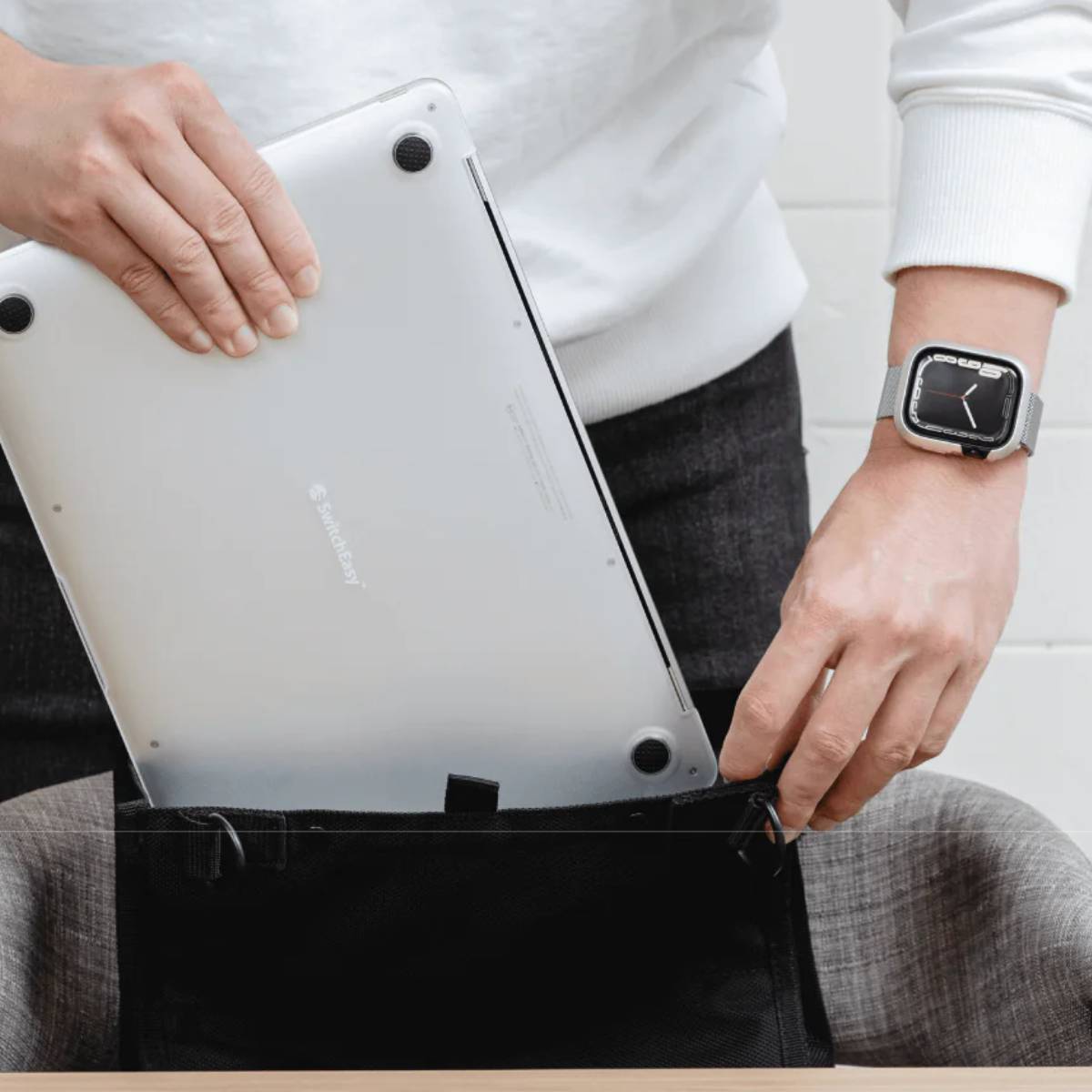 SwitchEasy NUDE MacBook Protective Case for MB Air 13" (2025-2022 M4/M3/M2) - XtraSure | Apple Authorized Reseller in Myanmar