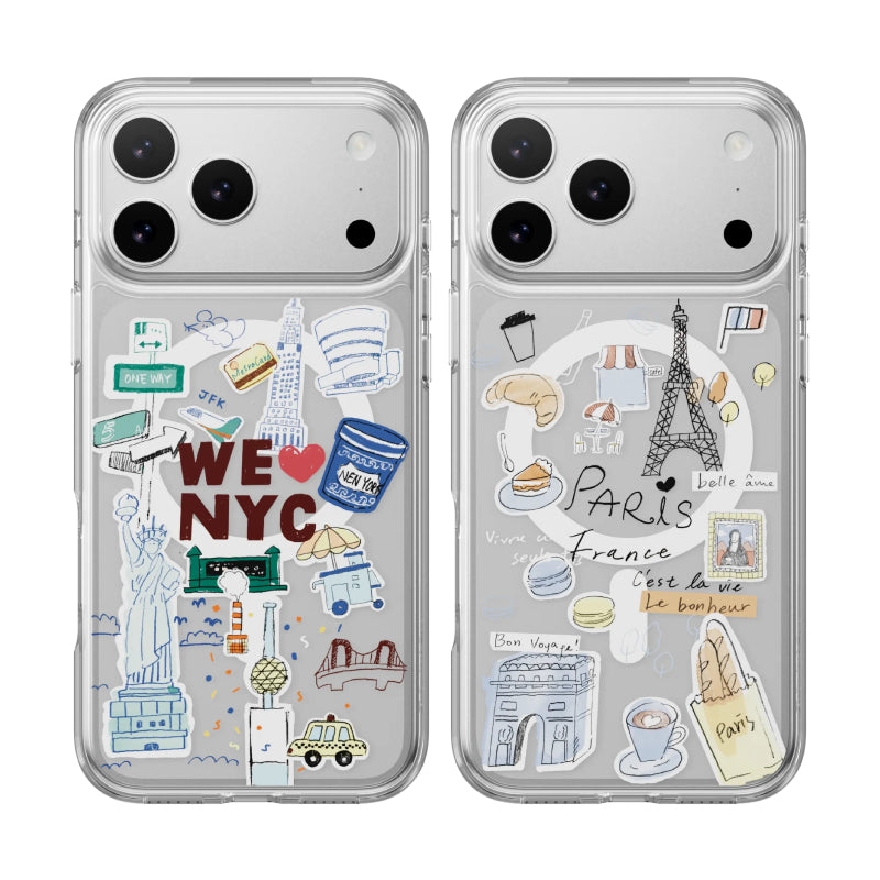 SwitchEasy Style M Pattern Shockproof Case for iPhone 17 Series