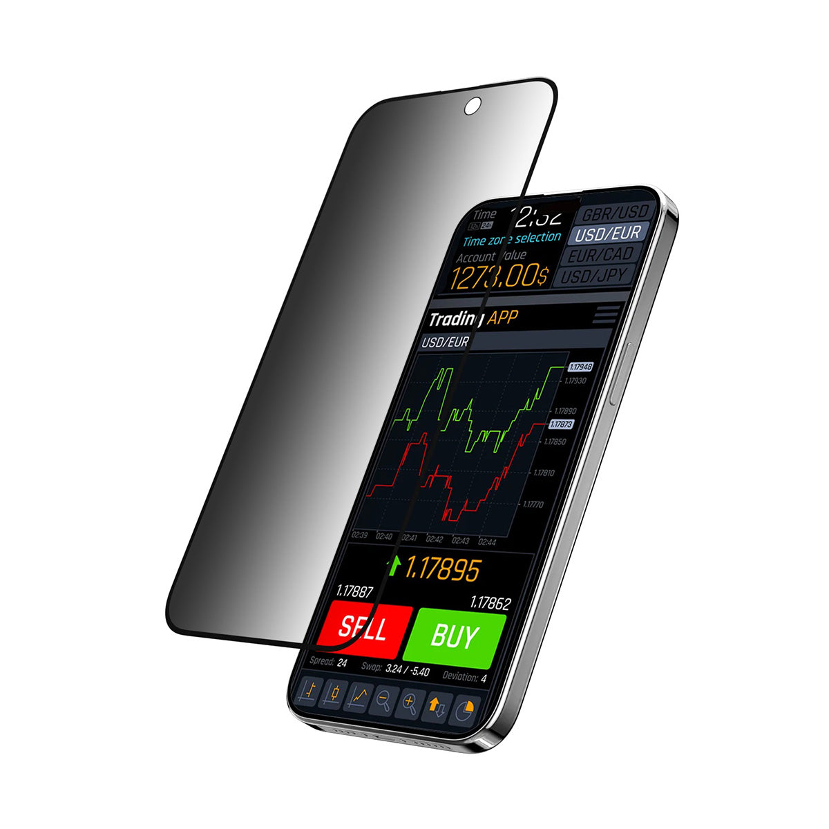 MagEasy Vetro Privacy Screen Protector for iPhone 15 Series - XtraSure | Apple Authorized Reseller in Myanmar