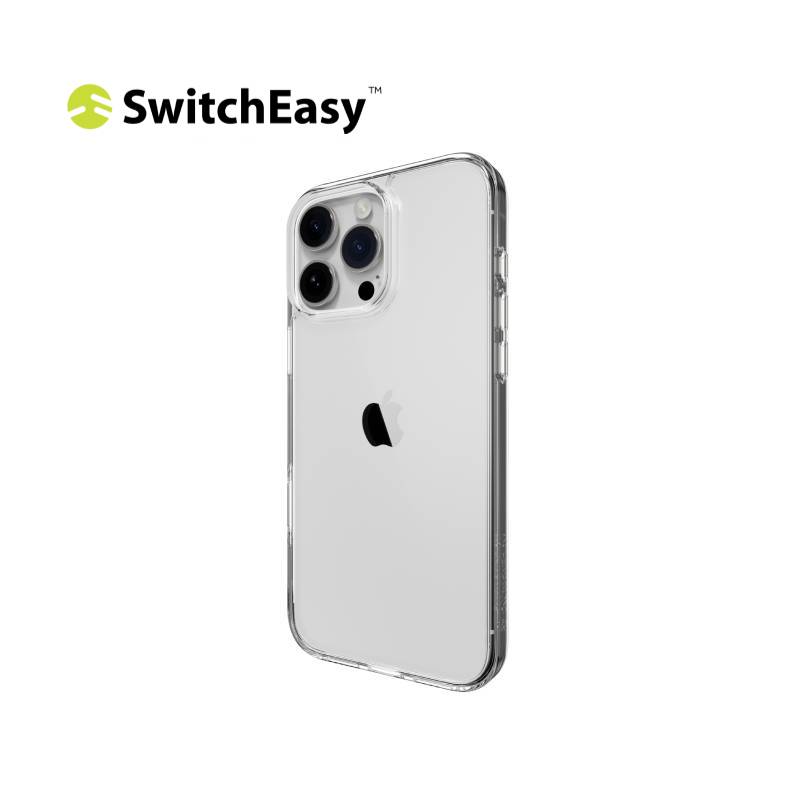 SwitchEasy CRUSH AirBarrier Shockproof Clear iPhone Case for iPhone 16 Series - XtraSure | Apple Authorized Reseller in Myanmar