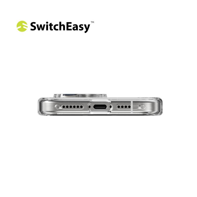 SwitchEasy CRUSH AirBarrier Shockproof Clear iPhone Case for iPhone 16 Series - XtraSure | Apple Authorized Reseller in Myanmar