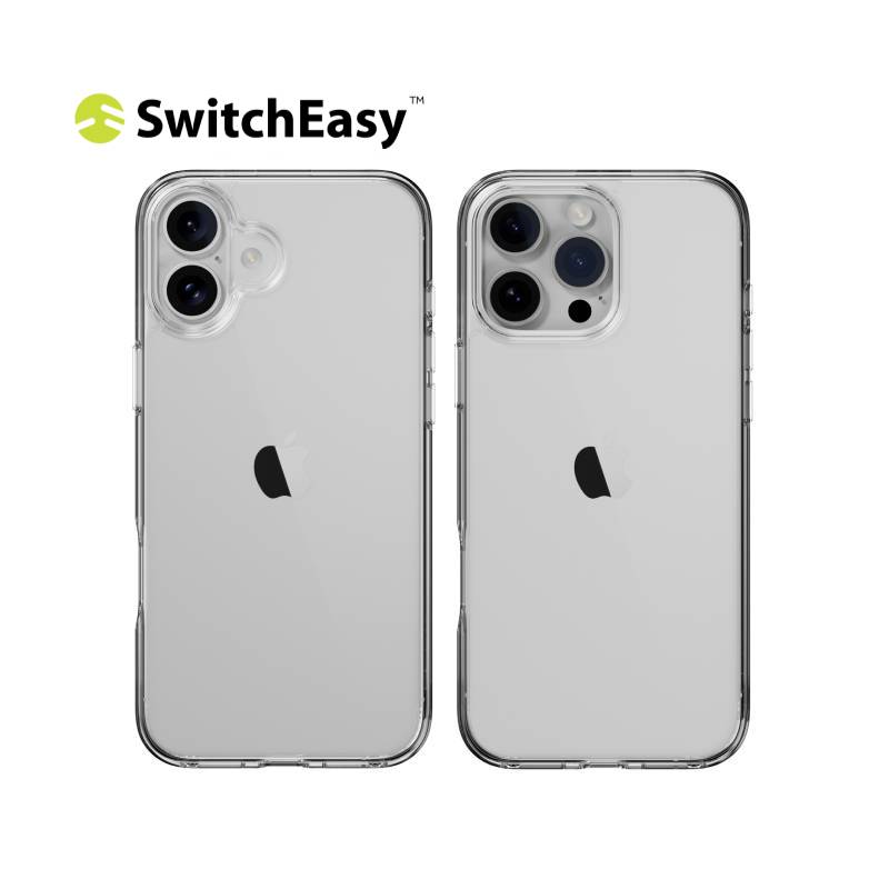 SwitchEasy CRUSH AirBarrier Shockproof Clear iPhone Case for iPhone 16 Series - XtraSure | Apple Authorized Reseller in Myanmar
