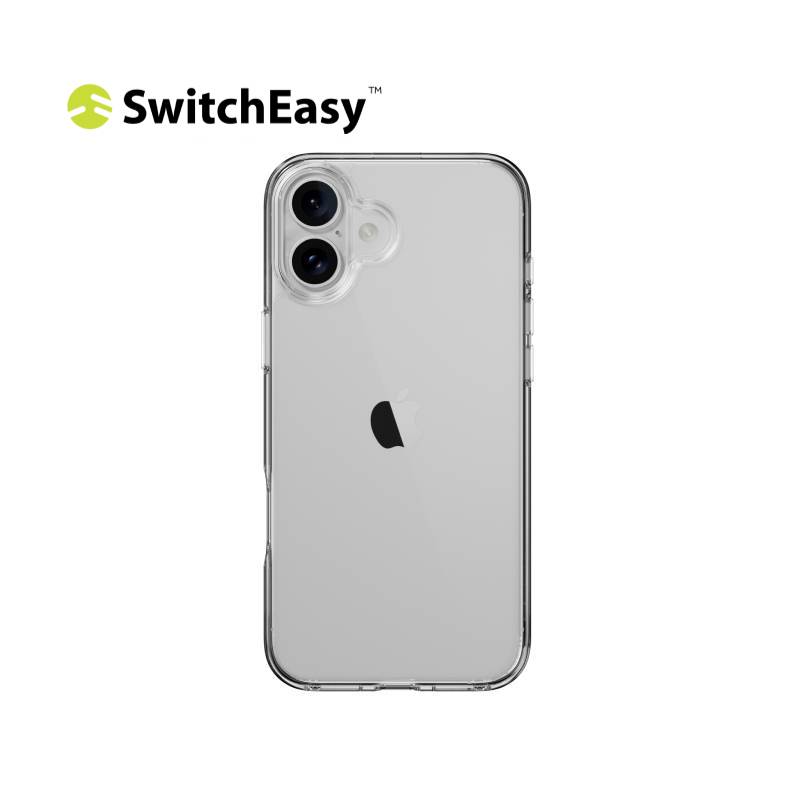 SwitchEasy CRUSH AirBarrier Shockproof Clear iPhone Case for iPhone 16 Series - XtraSure | Apple Authorized Reseller in Myanmar
